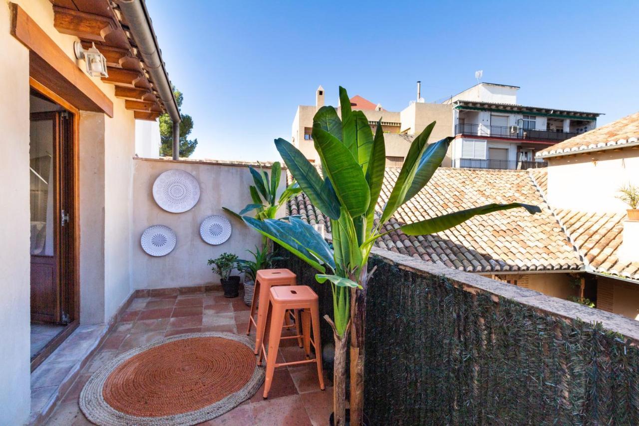 Apartamento junto al Albaicín con terraza Granada Exterior foto