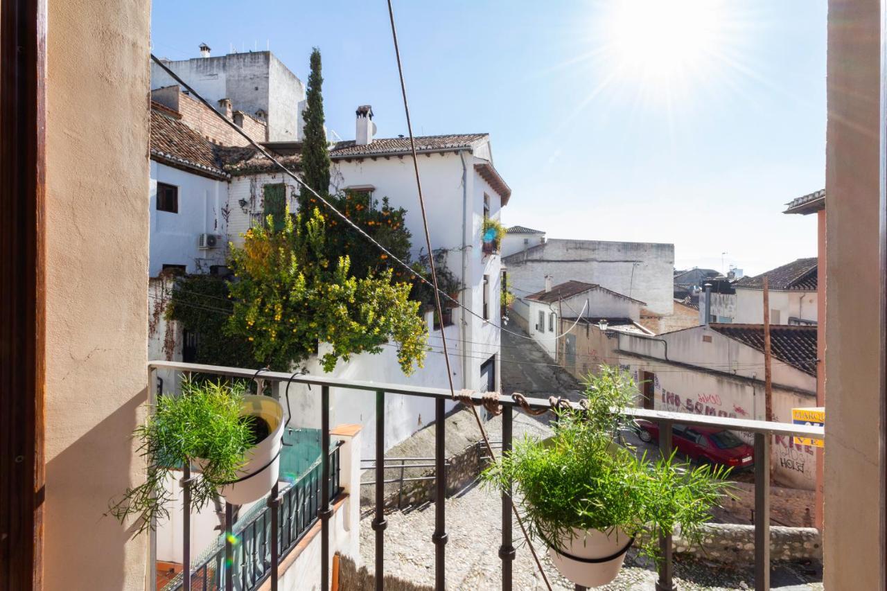 Apartamento junto al Albaicín con terraza Granada Exterior foto